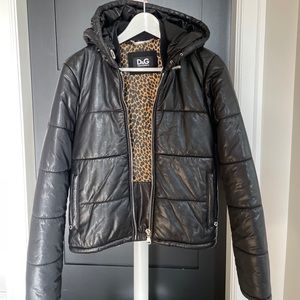 Dolce and Gabbana lambskin Jacket leopard lining